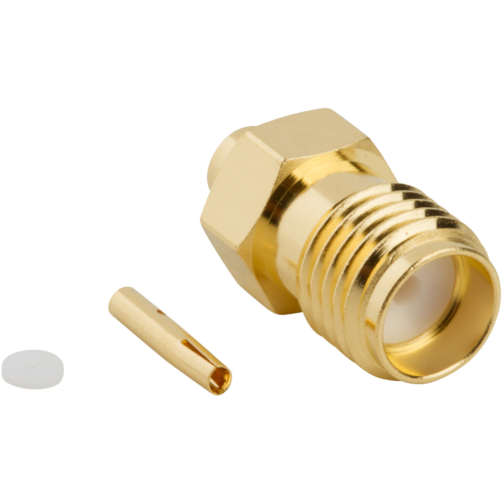 SMA Straight Jack for 0.085-inch Conformable Cable