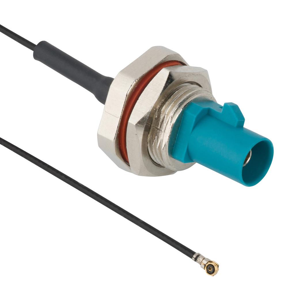 AMC To IP67 FAKRA Bulkhead Cable Assemblies