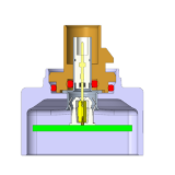 2-piece floating camera module
