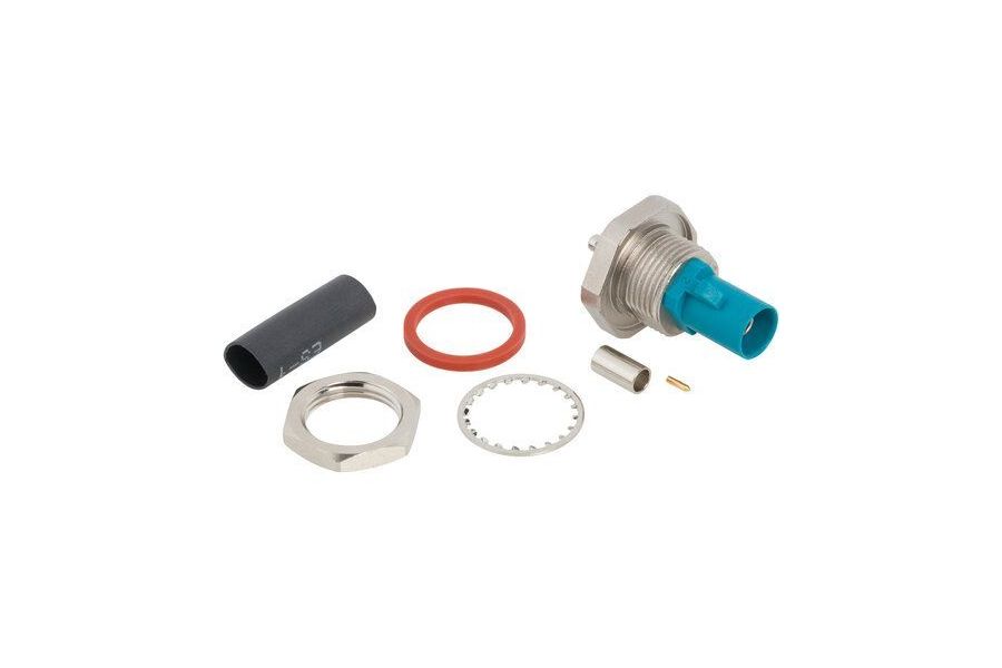 New IP67 FAKRA Rear Mount Bulkhead Plug Supports Larger Diameter Cables
