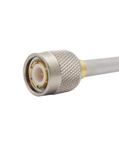 TNC Straight Solder Plug 0.250-inch Conformable RG-401 Times Tflex 401 50 Ohm