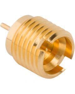 SMP Straight Full Detent Receptacle Jack Round Post Thread-in 50 Ohm