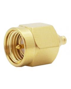 AMC Jack to SMA Plug Adapter 50 Ohm Straight