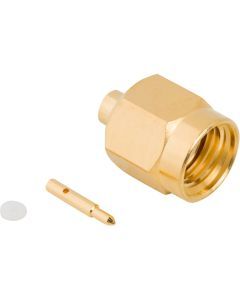 SMA Straight Solder Plug RG-405 0.086-inch Conformable 50 Ohm