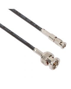 BNC Straight Plug to HD-BNC Straight Plug B1855A 75 Ohm 6 inches