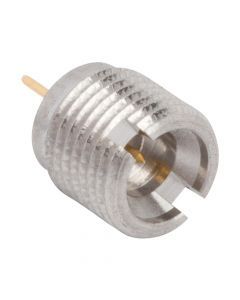 SMPM Straight Full Detent Receptacle Jack Round Post Thread-in 50 Ohm