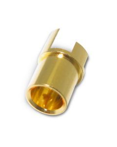 SMP Straight PCB Smooth Bore Jack End Launch 50 Ohm