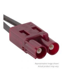 FAKRA GEN 2 Straight Crimp Plug RG-174 RG-188 RG-316 Times LMR-100A 50 Ohm Twin D Key Code
