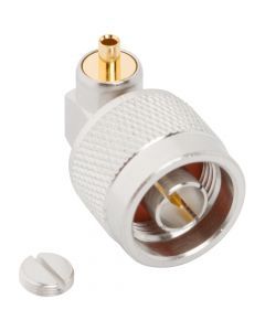 N-Type Right Angle Solder Plug RG-405 0.086-inch Conformable 50 Ohm
