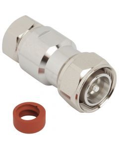 4.3-10 Straight Clamp Plug 1/2-inch Helical Corrugated 50 Ohm IP67