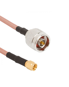 N-Type Straight Plug to SMA Straight Plug RG-142 50 Ohm 48 Inches