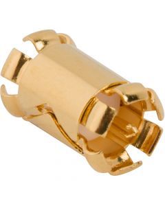 Bullet Adapter AFI Plug to AFI Plug 75 Ohm Straight