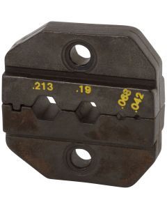 Die Set Hex Cavity Dimensions are 0.042 0.068 0.190 0.212