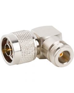 N-Type Jack to N-Type Plug Adapter 50 Ohm Right Angle
