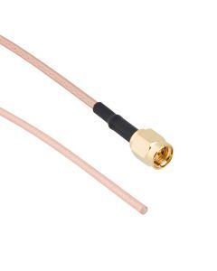 SMA Straight Plug to Unterminated 1.37 mm 50 Ohm 24 inches