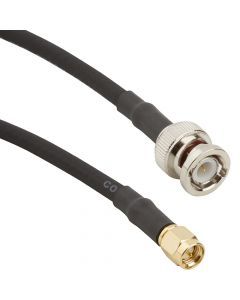 BNC Straight Plug to SMA Straight Plug RG-58 50 Ohm 1 M