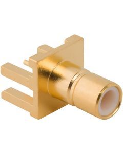 SMB PCB End Launch Straight Jack 50 Ohm