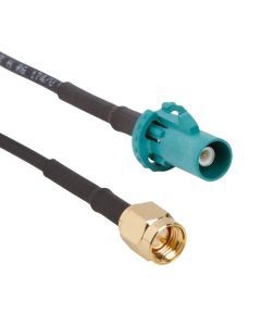 FAKRA Straight Plug to SMA Straight Plug RG-174 50 Ohm 1 m Z Key Code