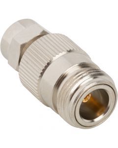N-Type Jack to F-Type Plug Adapter 50 Ohm Straight