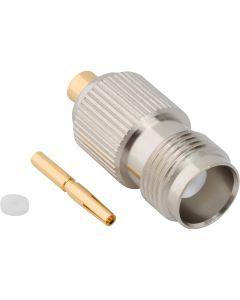 TNC Straight Solder Jack 0.141-inch Conformable RG-402 Times Tflex 402 50 Ohm