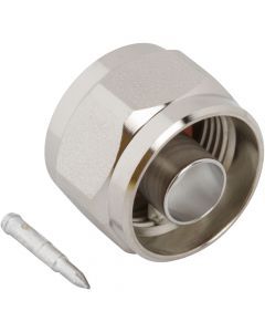 N-Type Straight Solder Plug RG-402 0.141-inch Conformable Times Tflex 402 50 Ohm