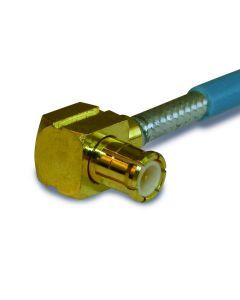 MCX Right Angle Solder Plug 0.141-inch Conformable RG-402 Times Tflex 402 50 Ohm