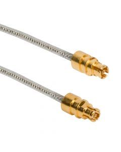 SMPM Straight Plug to SMPM Straight Plug 0.047 Hand Formable 50 Ohm 2 M