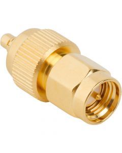 MMCX Plug to SMA Plug Adapter 50 Ohm Straight