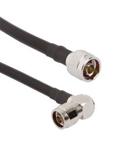 N-Type Straight Plug to N-Type Right Angle Plug LMR-400 50 Ohm 500 Millimeter