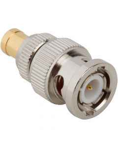 BNC Plug to SMB Plug Adapter 50 Ohm Straight