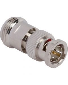 BNC Plug to N-Type Jack Adapter 75 Ohm Straight Test Adapter