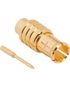 MCX Straight Solder Plug 0.085-inch Conformable 0.086-inch Conformable RG-405 75 Ohm