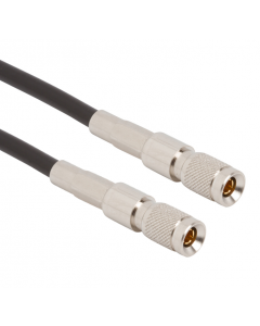 1.0-2.3 Straight Plug to 1.0-2.3 Straight Plug B8218 75 Ohm 6 inches