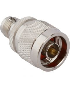 N-Type Plug to RP-TNC Jack Adapter 50 Ohm Straight