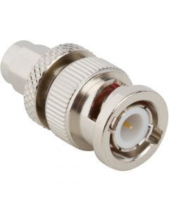 BNC Plug to SMA Plug Adapter 50 Ohm Straight