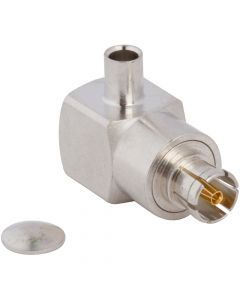 PSMP Right Angle Solder Plug 0.085-inch Conformable 0.086-inch Conformable RG-405 50 Ohm