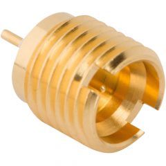 SMP Straight Full Detent Receptacle Jack Round Post Thread-in 50 Ohm