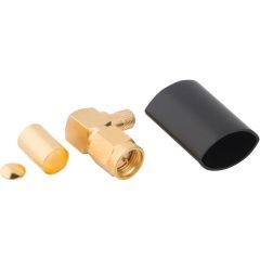 SMA Panel Mount Jack 2-Hole Flange Round Post 50 Ohm 0.238