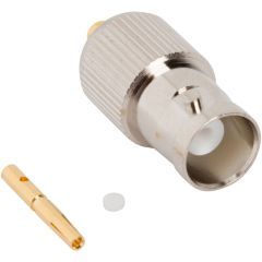 BNC Straight Solder Jack 0.085-inch Conformable 0.086-inch Conformable RG-405 50 Ohm