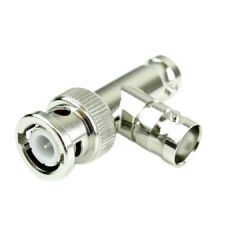 BNC T-Shape Adapter Jack-Jack-Plug 50 Ohm