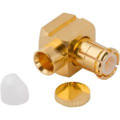 MCX Right Angle Solder Plug 0.085-inch Conformable 0.086-inch Conformable RG-405 50 Ohm