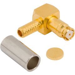 SMP Right Angle Crimp Plug RG-316DS RD-316 50 Ohm