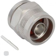 N-Type Straight Solder Plug RG-402 0.141-inch Conformable Times Tflex 402 50 Ohm