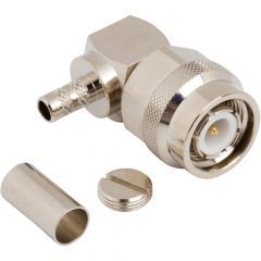 TNC Right Angle Crimp Plug RG-55 RG-142 RG-223 RG-400 50 Ohm