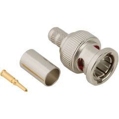 BNC Straight Crimp Plug RG-59 RG-62 75 Ohm