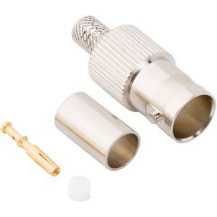 BNC Straight Crimp Jack Belden 1505A Belden 4505R AT&T 734 75 Ohm 12G Optimized