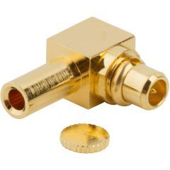 MMCX Right Angle Solder Plug 0.047-inch Conformable 50 Ohm