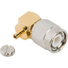 TNC Right Angle Solder Plug 0.085-inch Conformable 0.086-inch Conformable RG-405 50 Ohm