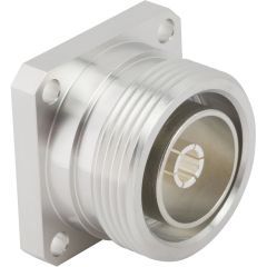 7-16 Panel Mount Jack 4-Hole Flange Solder Cup 50 Ohm