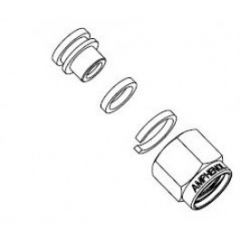 SMA Straight Solder Plug RG-402 0.141-inch Conformable Times Tflex 402 50 Ohm